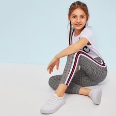 Леггинсы для девочек Shein