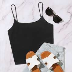 Трикотажный топ Shein