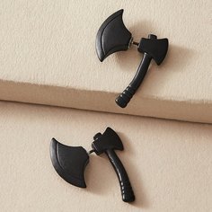 Серьги-гвоздики в форме топора 1 пара Shein