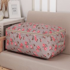 Сумка для хранения стеганого одеяла с цветочным узором Shein