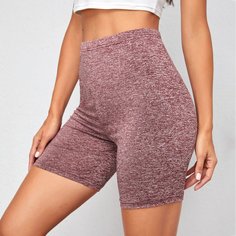 Байкерские шорты с эластичной талией Shein