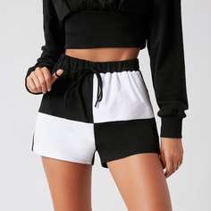 Контрастные шорты с узлом Shein