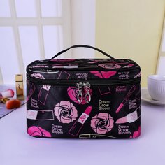 Косметичка с молнией и принтом Shein