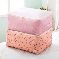 Большая сумка для хранения одеяла со случайным рисунком 1шт Shein