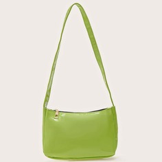 Минималистичная лакированная сумка через плечо Shein