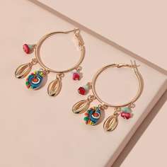 Серьги-подвески с ракушкой Shein