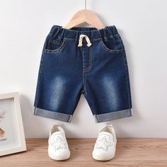 Джинсовые шорты для мальчиков Shein