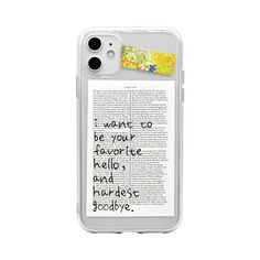 Чехол для iPhone с текстовым принтом Shein