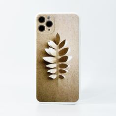 Чехол для iPhone с листвой 3D Shein