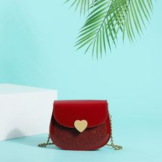 На цепочке Сердечко Модный Сумка через плечо Shein