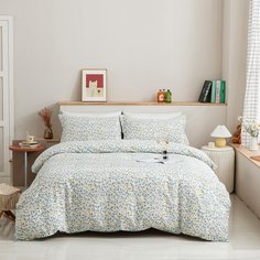цветочный Наборы пододеяльников Комплект постельного белья Shein