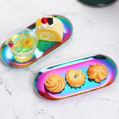 1шт металлический десертный поднос Shein