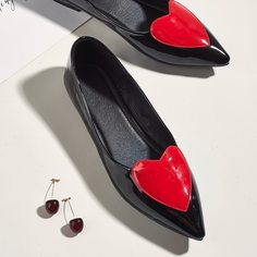 Сердечко Институтский Балетки Shein