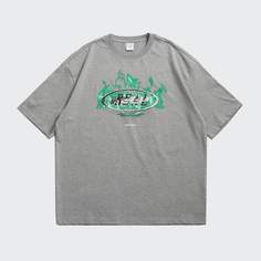 Мужская футболка с открытыми плечами Letters and Fire Shein