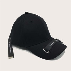 Мужская бейсболка с декором Shein