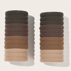 Однотонная резинка для волос 24шт Shein