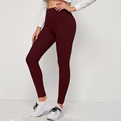 Однотонные леггинсы Shein