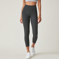 Одноцветный Спортивный Леггинсы Shein