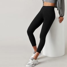 Одноцветный Повседневный Леггинсы Shein