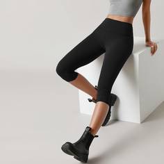 Одноцветный Повседневный Леггинсы Shein