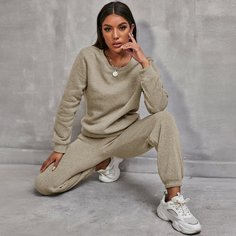 Свитшот и брюки на кулиске Shein