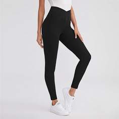 Одноцветный Повседневный Леггинсы Shein