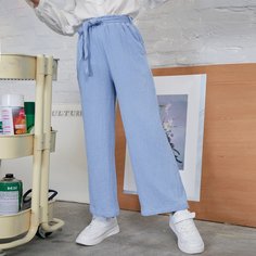 Пояс Одноцветный Повседневный Брюки для девочек Shein