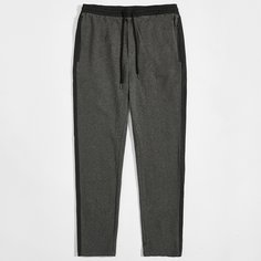 Мужские спортивные брюки с текстовым принтом и карманом Shein