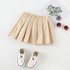 Юбка с эластичной талией для девочек Shein