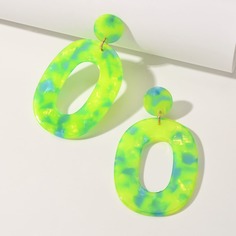 Акриловые овальные серьги-подвески Shein