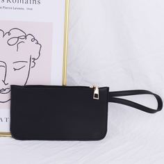 Минималистский длиннный кошелек с ремешком Shein