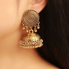 Jhumka винтажные серьги Shein
