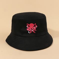 Шляпа с принтом осьминога Shein