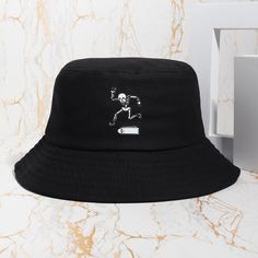 Шляпа с принтом скелета Shein