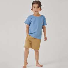 Футболка с круглым воротником для мальчиков Shein