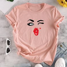 Футболка с графическим принтом Shein
