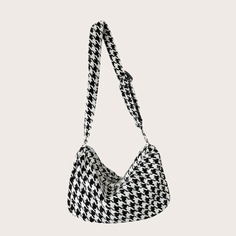 Сумка через плечо с узором "хаундстут Shein