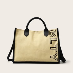 Сумка-тоут с текстовым принтом Shein