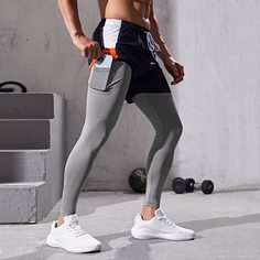 Спортивный Мужские спортивные брюки и леггинсы Shein