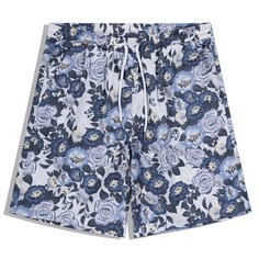 на кулиске Цветочный Отпуск Мужские шорты Shein