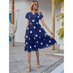 Оригинальное платье в горошек Shein