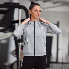 на кулиске Одноцветный Спортивные куртки Shein