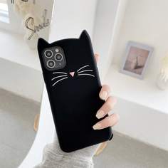 Чехол для телефона с узором "кошачьи усы Shein