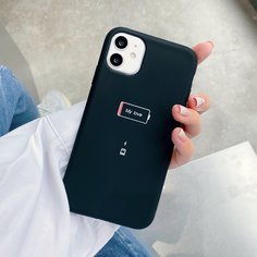 Чехол для iPhone с текстовым рисунком 1шт Shein