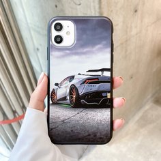 Чехол для iPhone с автомобильным рисунком 1шт Shein