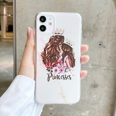 Чехол для iPhone с принтом "принцесса Shein