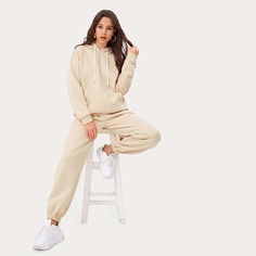 Спортивные брюки и толстовка с карманом Shein