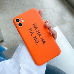 Чехол для iPhone с текстовым принтом Shein