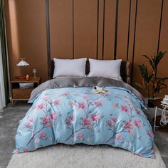 Пододеяльник с цветочным принтом без наполнителя Shein