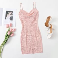 на молнии Сердечко Повседневный Платье Shein